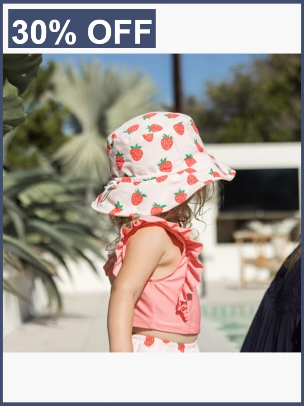 Adjustable UPF 50+ Bucket Hat for Toddlers Lightweight Quick-Dry Sun Protection - Picture 3 of 7